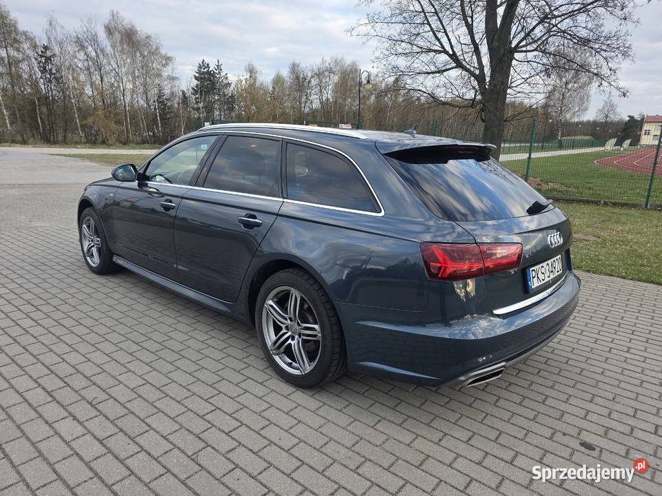 Audi A6 C7 lift SLine 20 TDI brązowe środki Koło