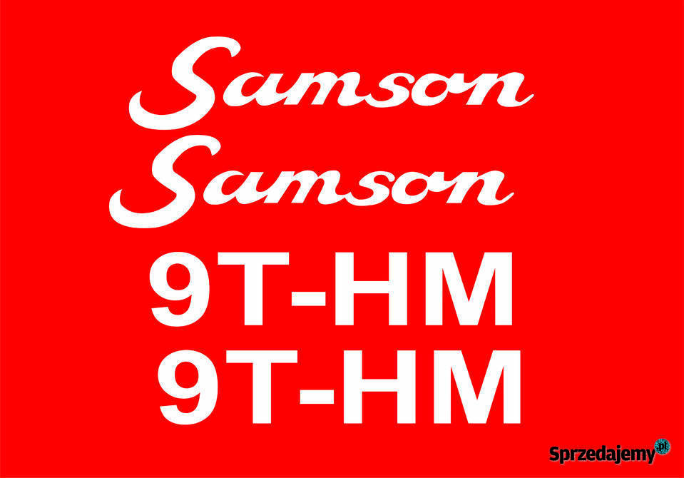 Naklejki samson 9THM Jeżewo