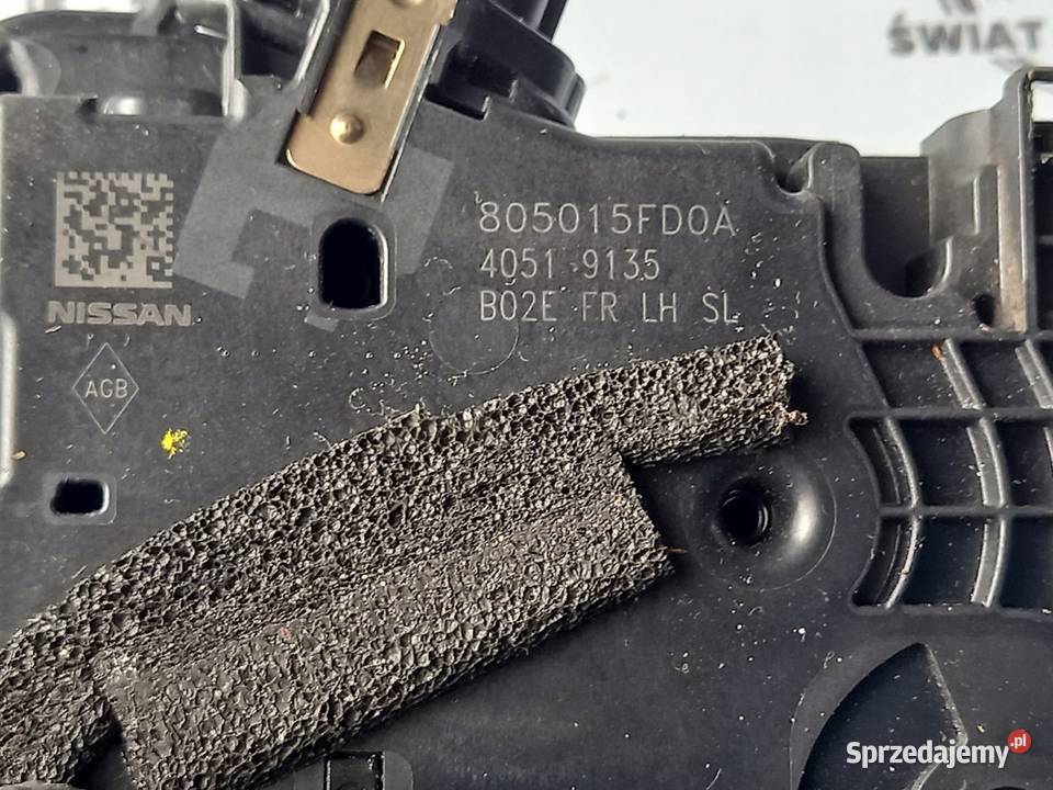 NISSAN MICRA V K14 19r zamek drzwi lewy przód Rok produkcji 2019 świętokrzyskie Kielce sprzedam