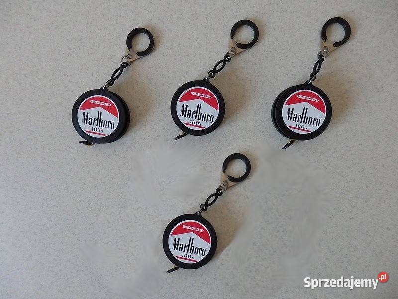 Zestaw 4 miniaturowe zwijane miarki breloczki