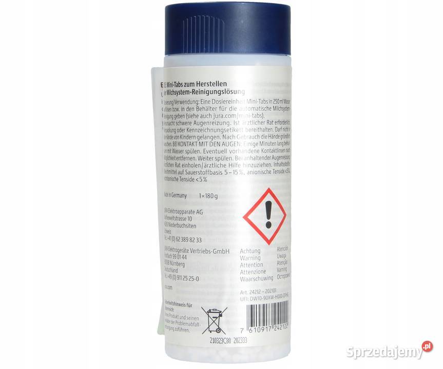 Tabletki Jura Refill Pack do czyszczenia systemu sprzedam