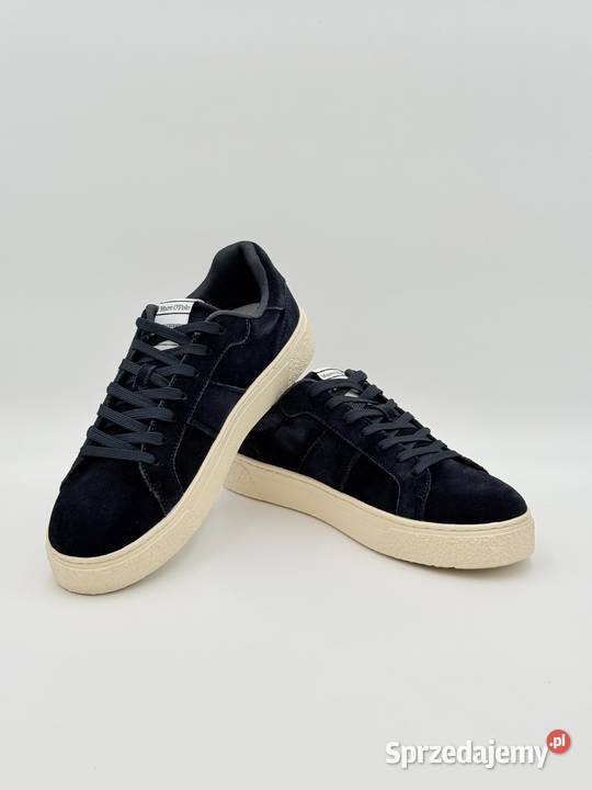 casualowe sneakersy męskie z zamszu Marc OPolo Półbuty Obuwie