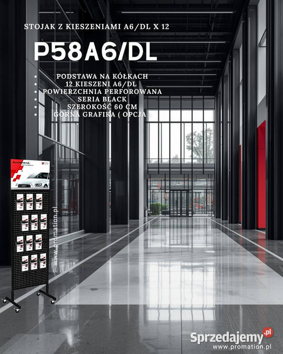 Mobilny stojak perforowany 12xA6DL P58A6 uklad podlaskie Białystok