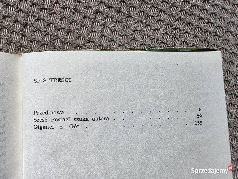 Teatr Pirandella przekład opracowanie i