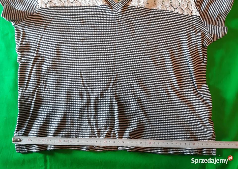 Letnia krótka bawełniana marynarska bluzka sprzedam