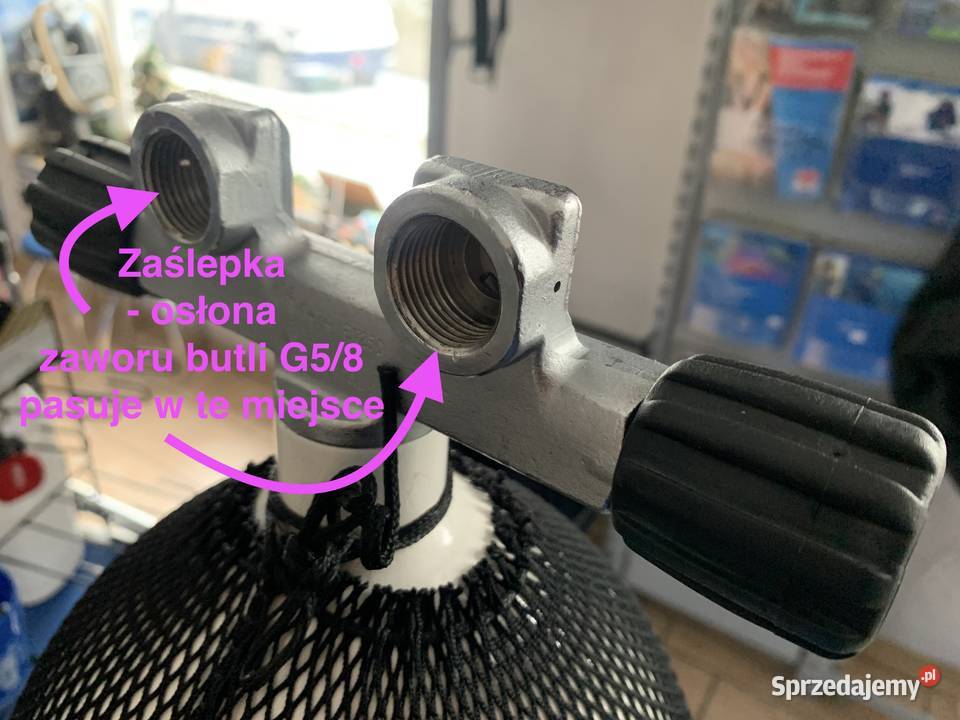 Zaślepka osłona zaworu butli G58 Sport i Wypoczynek śląskie Bytom