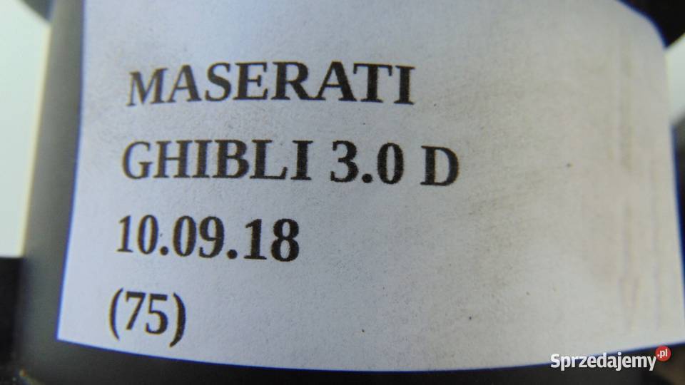 OBUDOWA MOCOWANIE PRZEPŁYWOMIERZA MASERATI Nowy Tomyśl