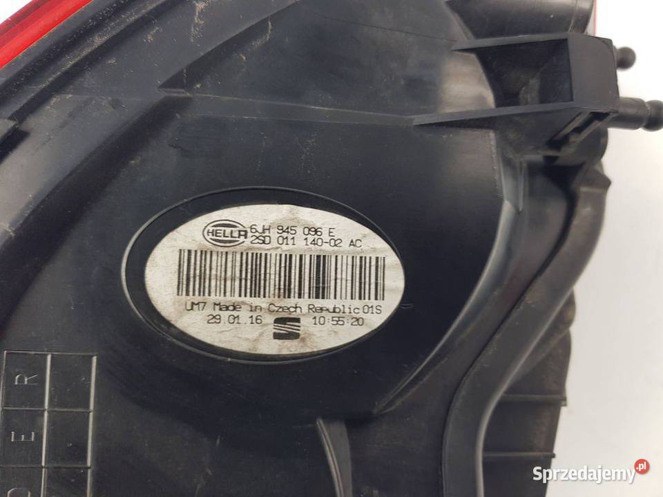 LAMPA PRAWA TYŁ 6JH945096E SEAT TOLEDO IV Pozostałe Lipno