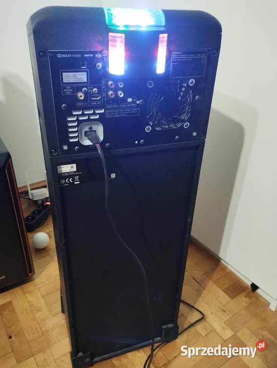 Głośnik przenośny SONY MHCV50D 120W bluetooth Elektronika Libiąż