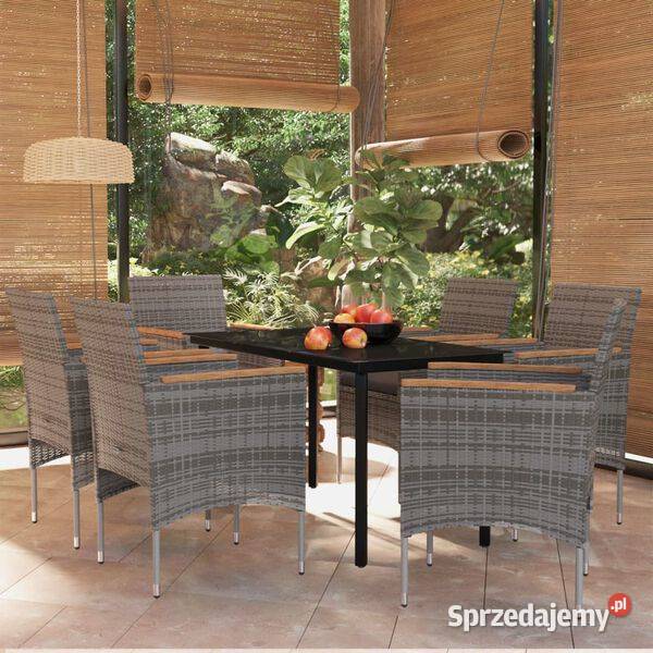 vidaXL 7częściowy zestaw mebli ogrodowych z Ogród Warszawa