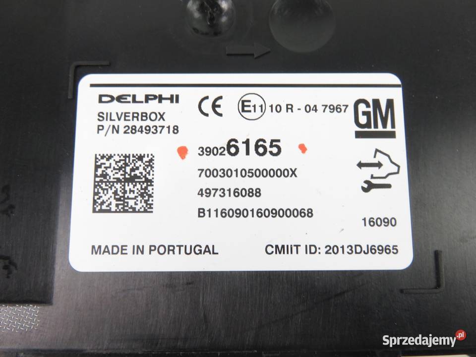 MODUŁ RADIA OPEL ASTRA K 39026165 osobowe