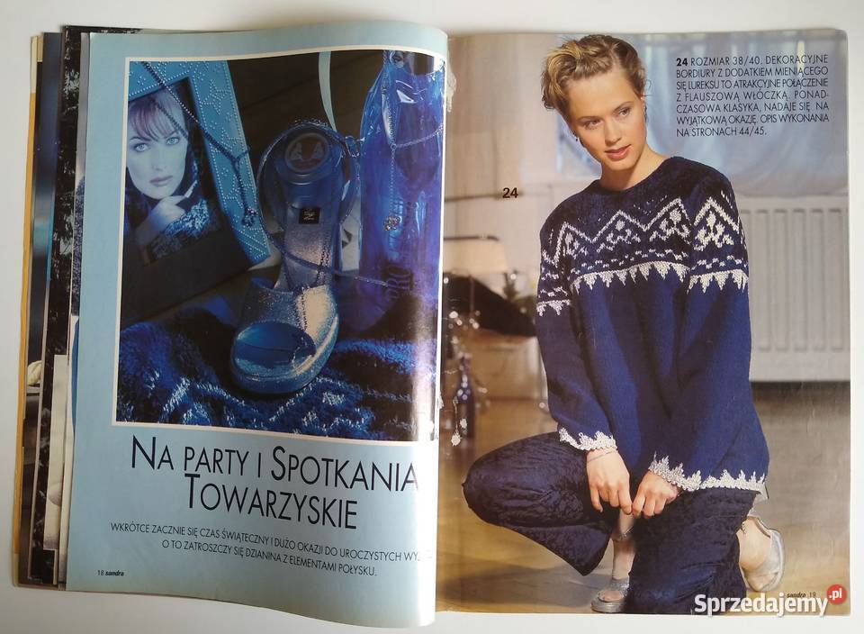 Modne Dzianiny Sandra 111998 Rok wydania 1998 pomorskie sprzedam