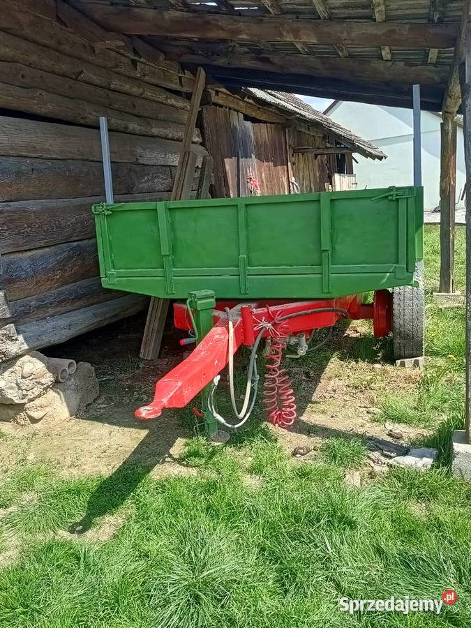 Przyczepa z kiprem Przyczepy rolnicze małopolskie Łąkta Górna