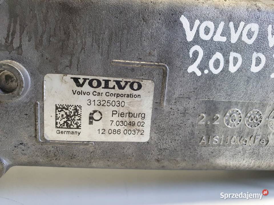 Volvo S60 II V60 20 D3 CHŁODNICA SPALIN egr Recyrkulacja spalin EGR lubelskie Chełm