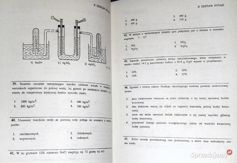 Chemia Testy z rozwiązaniami J Lubczak J Smela Chełm