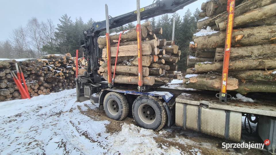 Scania R Scana R560 kłonice HDS przewóz drewna Sanok