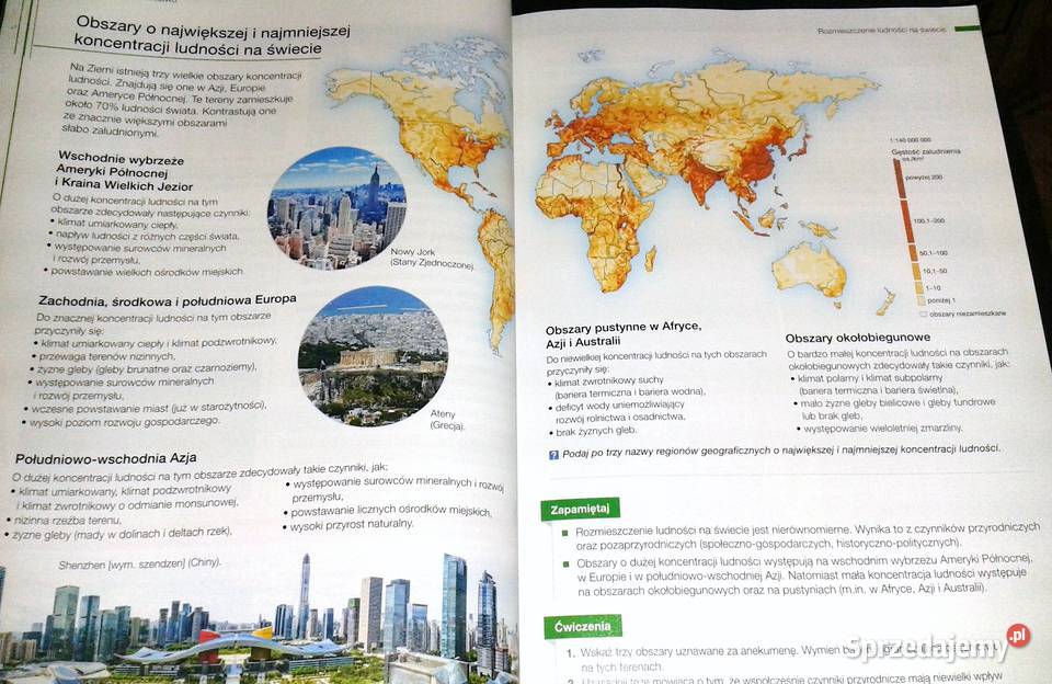 Oblicza geografii 2 Podręcznik Tomasz Rachwał i sprzedam