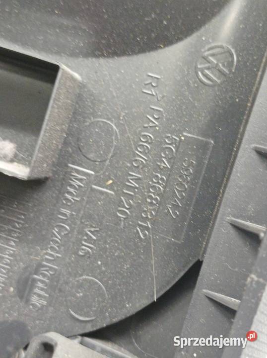 OSŁONA SŁUPKA B LEWA PRAWA KOMPLET GTI CZARNA Osłony i zaślepki