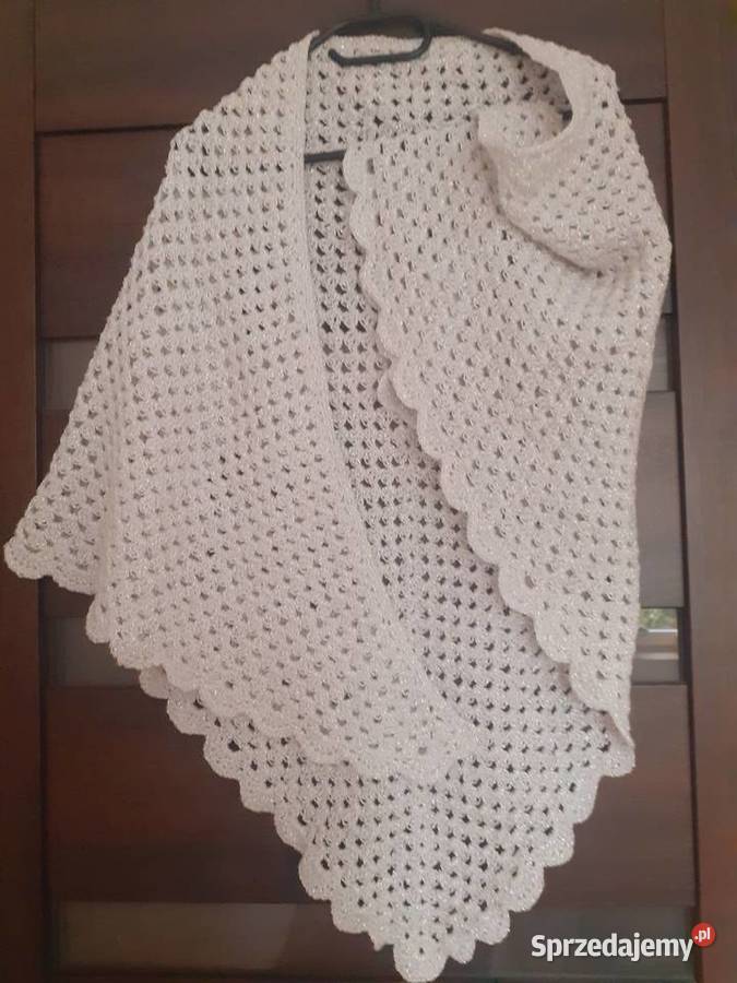 chusta narzuta szydełkowa ażurowa pomorskie