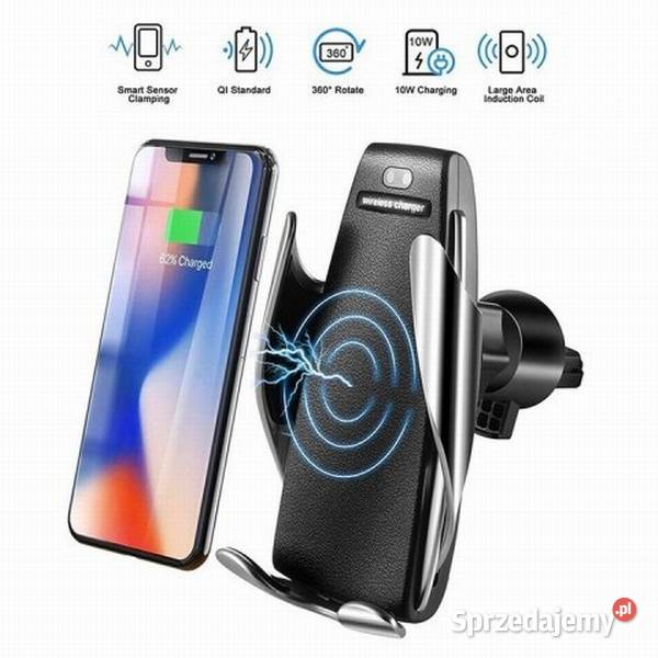 Samochodowa Bezprzewodowa Ładowarka S5 Smart Sensor NOWA Samochodowa Bezprzewodowa Ładowarka S5 Smart Sensor NOWA