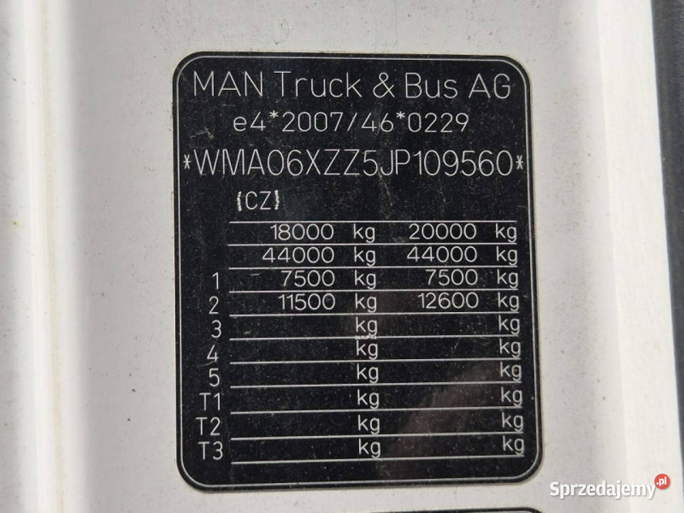 MAN Tgx Poleasingowe Komorniki
