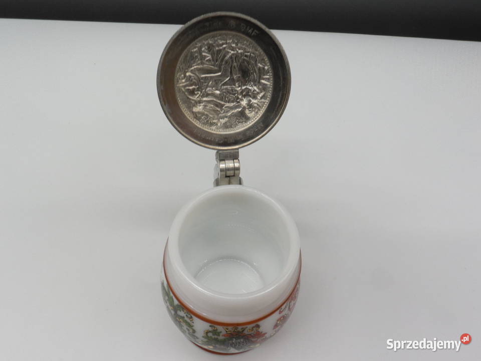 Mini Kufel BMF Bierseidel Mleczne Szkło Opalowe