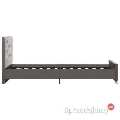 vidaXL Rama łóżka szara tapicerowana aksamitem Warszawa