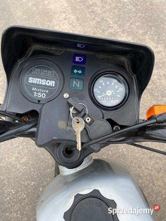 Simson s53 zarejestrowany Lututów