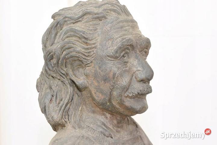 Albert Einstein Popiersie Fizyk Figura z Brązu małopolskie