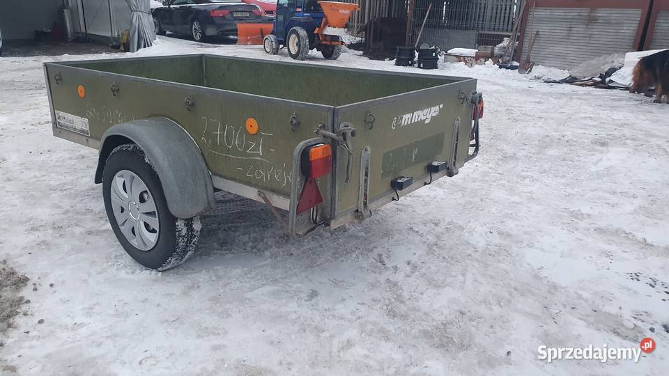 Przyczepka samochodowa burtowe Krajno-Parcele