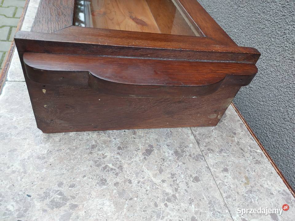 Szafka witrynka z obudowy starego przedwojennego Tczew sprzedam