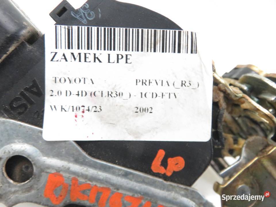 ZAMEK LEWY PRZEDNI TOYOTA PREVIA sprzedam