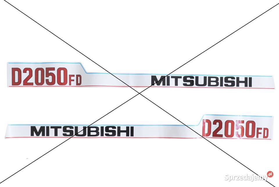 Naklejki na maskę Mitsubishi D2050FD Tajęcina
