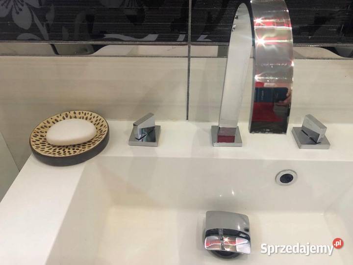 Szczotka do WC toaletowa mydelniczka ceramiczna beżowy Dębica