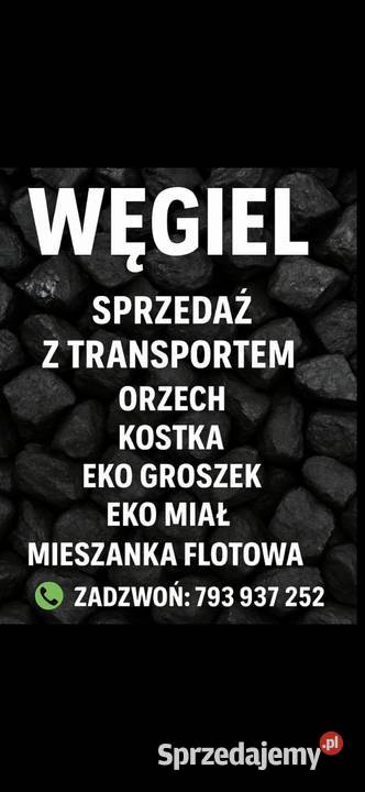 Wegiel eko groszek transport Ogrzewanie Wodzisław Śląski