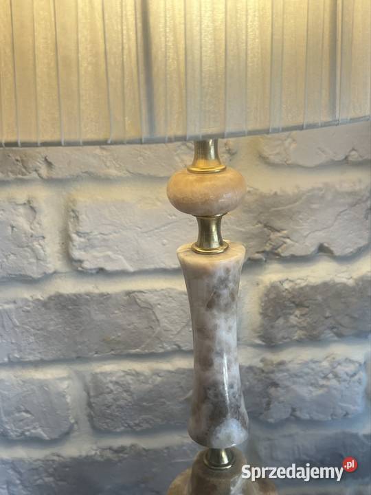 Wysoka lampa z Onyxu lubuskie Żary sprzedam