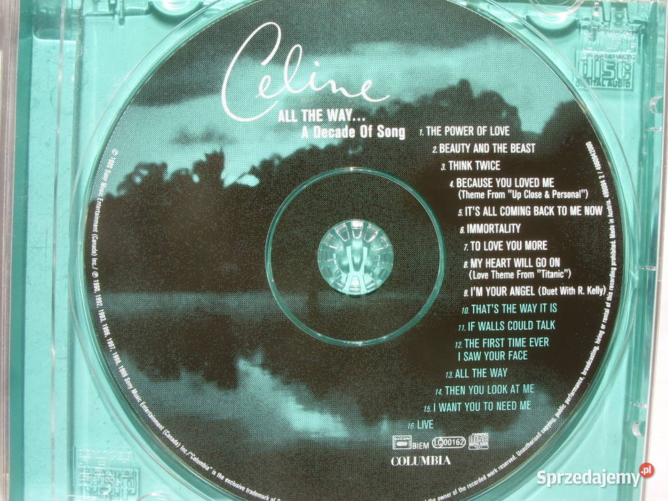 POP plyta CD CELINE DIONALL THE WAY 1999 Wołów sprzedam