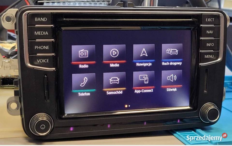 Nowy ekran dotykowego LCD VW Discovery Media MIB