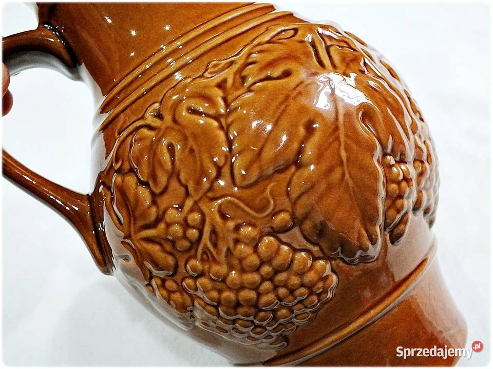 Duży Dzban Dzbanek z uchem GDR Ceramika Żary