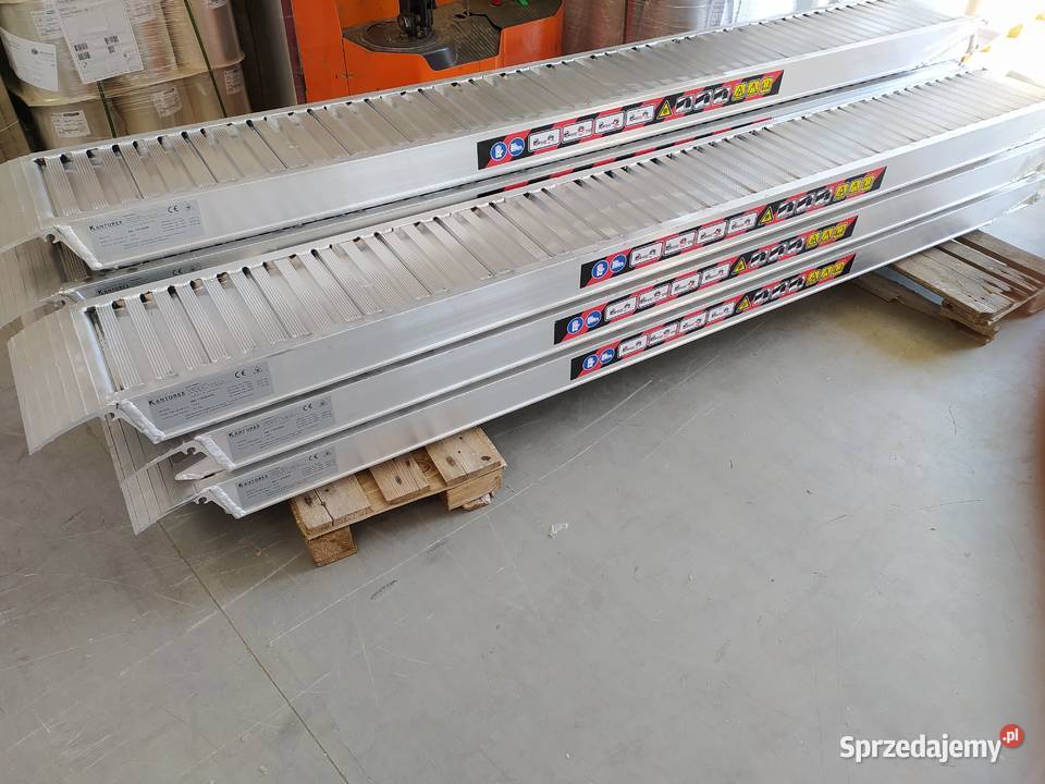 Najazdy aluminiowe Włoska jakość 2m5m do 13t Łódź sprzedam