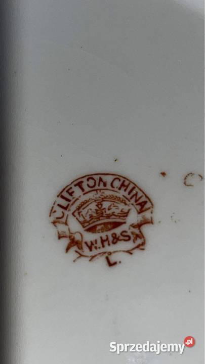 Angielski talerzyk deserowy Bez sygnatury Gdańsk sprzedam