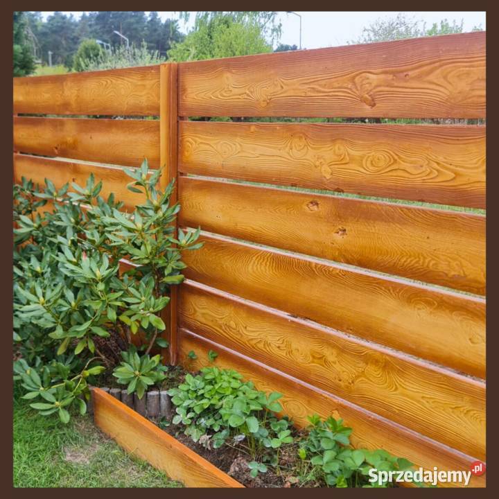 Ogrodzenie z betonu betonowe drewno imitacja Przęsła świętokrzyskie Kielce