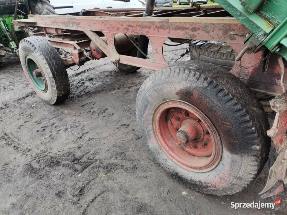 Przyczepa rolnicza 3 str wywrot 8 t nieuszkodzony Pabianice
