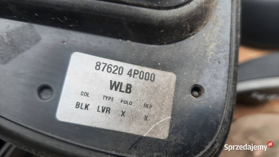 lusterko zewnętrzne lewe prawe Hyundai i20 I Dębno