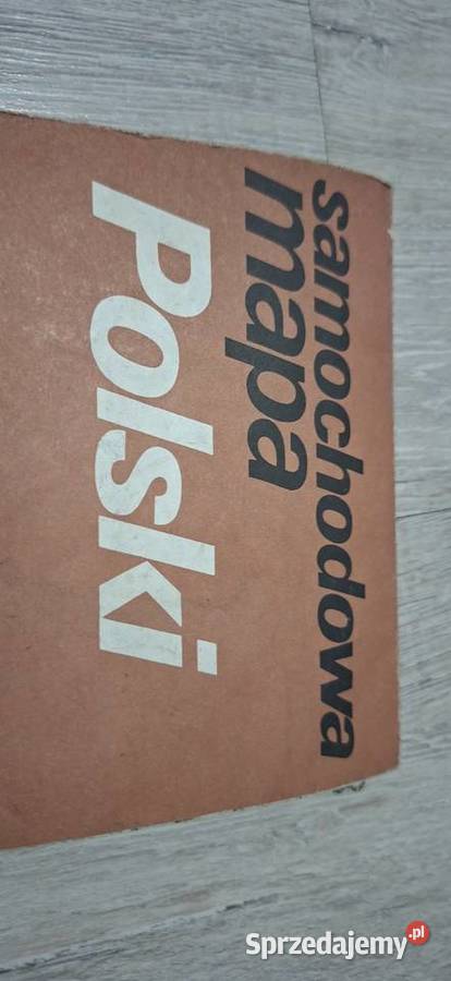 Samochodowa mapa Polski Państwowe