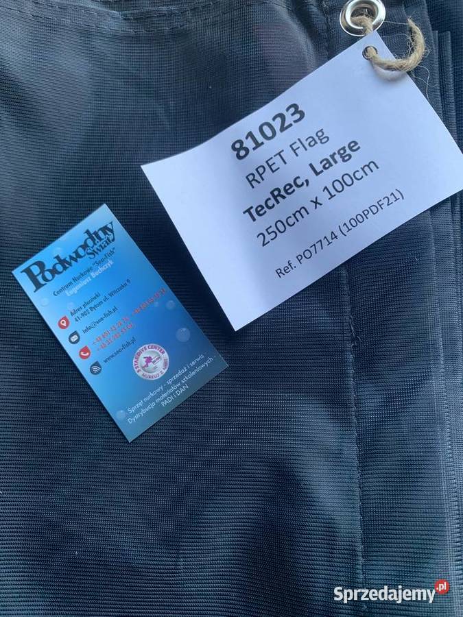 Nurkowa flaga PADI o wym 250x100