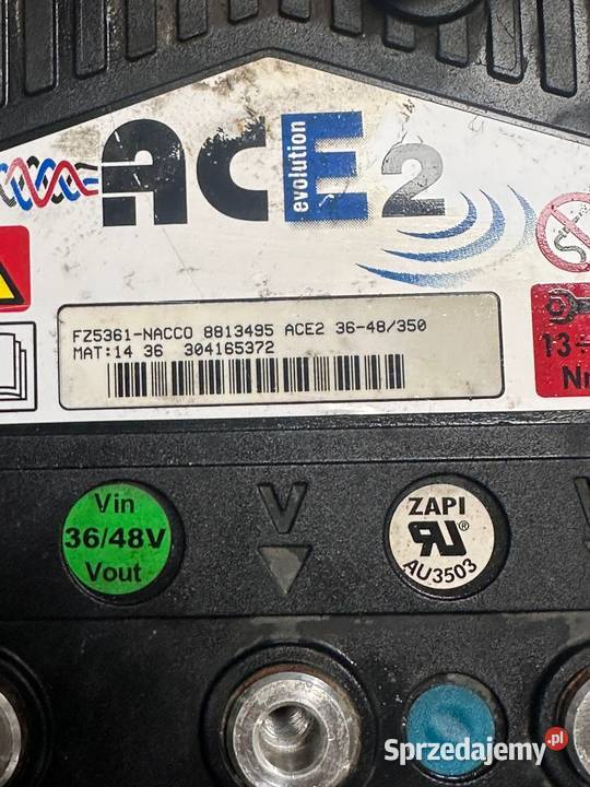 Sterownik ZAPI ACE2 FZ5361 NACCO 8813495 HYSTER Układ elektryczny i zapłon Antonie sprzedam