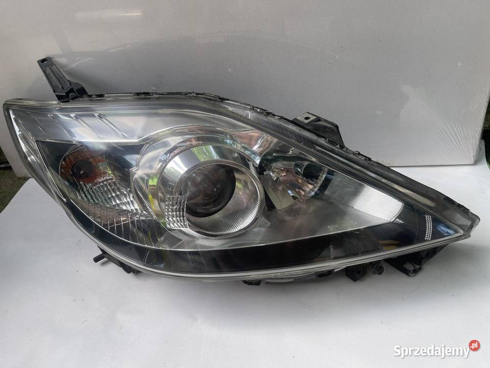 MAZDA 5 SPORT PRAWA LAMPA PRZÓD REGENERCJI Lampy przednie Ostroróg