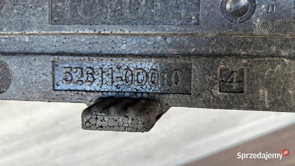 TOYOTA YARIS I ABSORBER ZDERZAKA PRZÓD 0306 osobowe Zderzaki Gorzów Wielkopolski