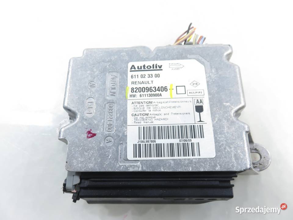 MODUŁ AIRBAG RENAULT CLIO III 8200963406